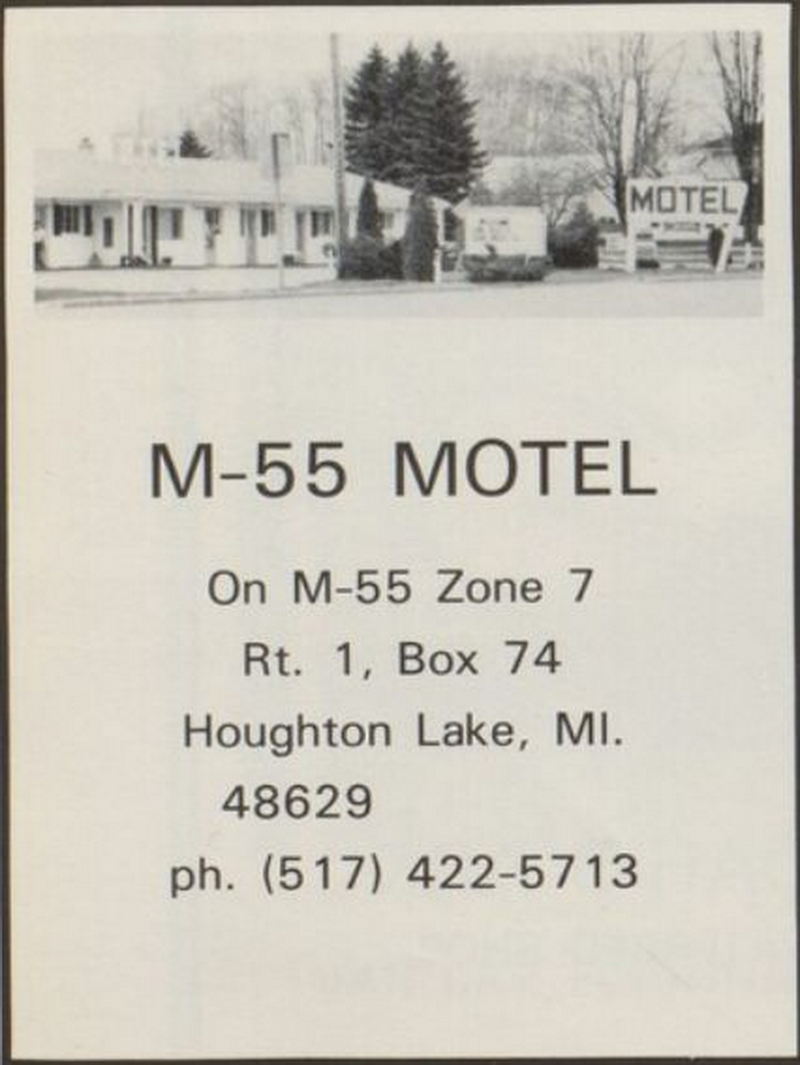 M-55 Motel - 1981 Houghton Lake High Yearbook